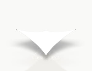 Canvas 4 x 4 meter (16 m²) - White Opaque