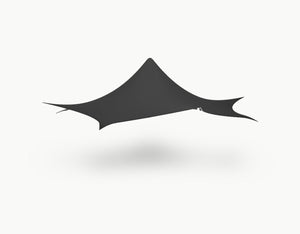 Canvas octo 8 x 8 meter (53.1 m²) - Black