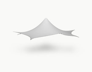 Canvas octo 8 x 8 meter (53.1 m²) - Grey