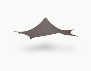 Canvas octo 6 x 6 meter (approx. 30 m²) - Taupe