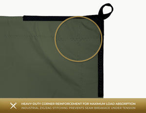 Cocktail Stretchtent 4 x 4 meter Douglas - Complete Set
