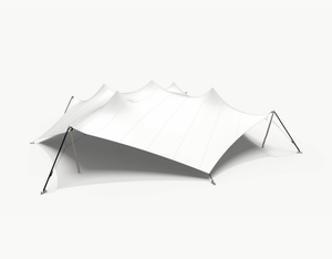 Octo stretch tent 20 m Robinia - White Opaque