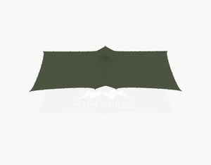 Canvas 10.5 x 5 meter (52.5 m²) - Dark Olive