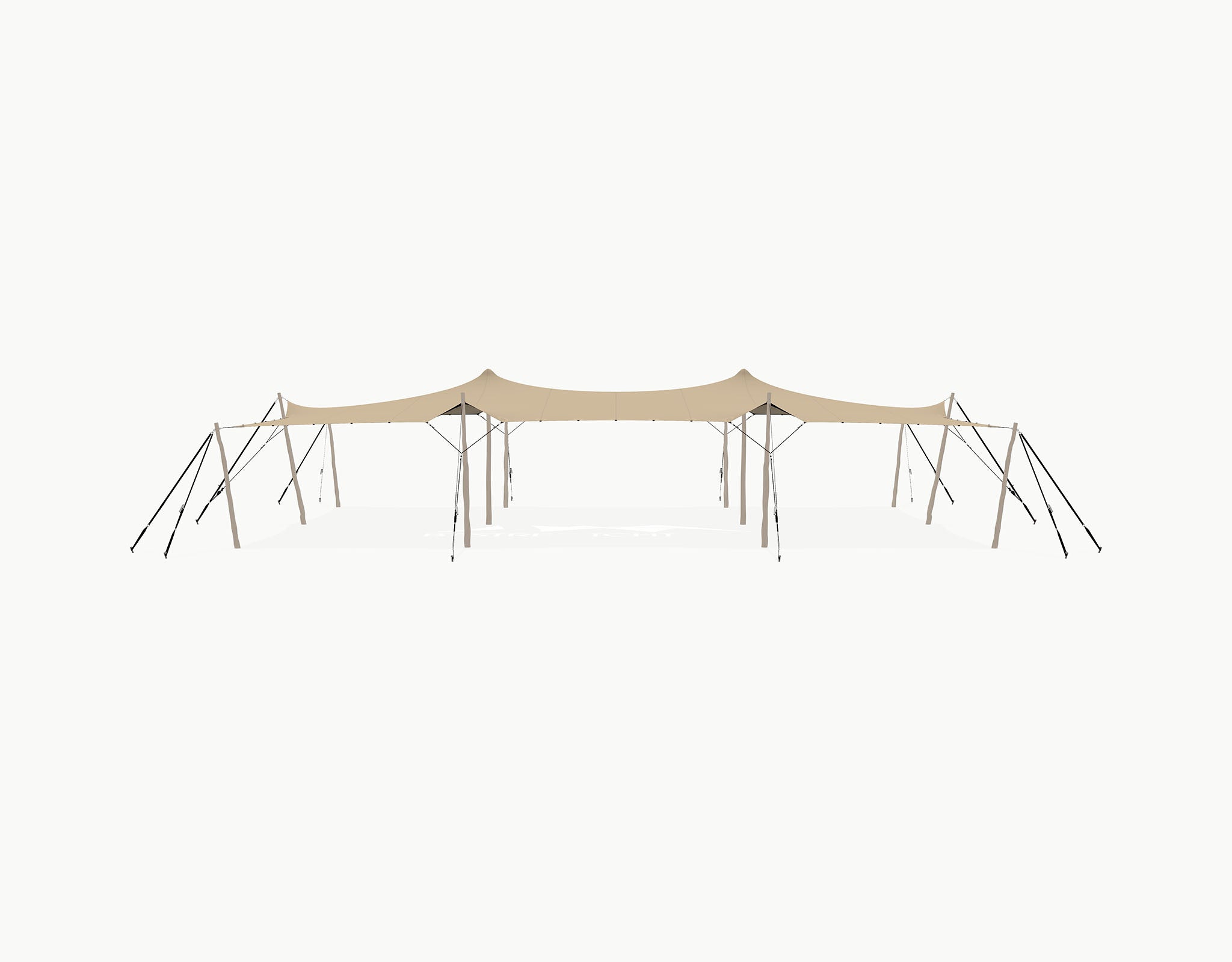 Stretchtent 15 × 10.5 meter "Robinia"– Complete Set