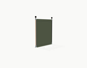 Sidewall for Stretchtent - 2 m / Dark Olive / without window