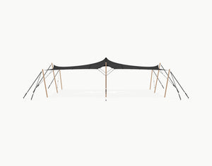 Stretchtent 10.5 × 7.5 meter Douglas – Complete Set - Black