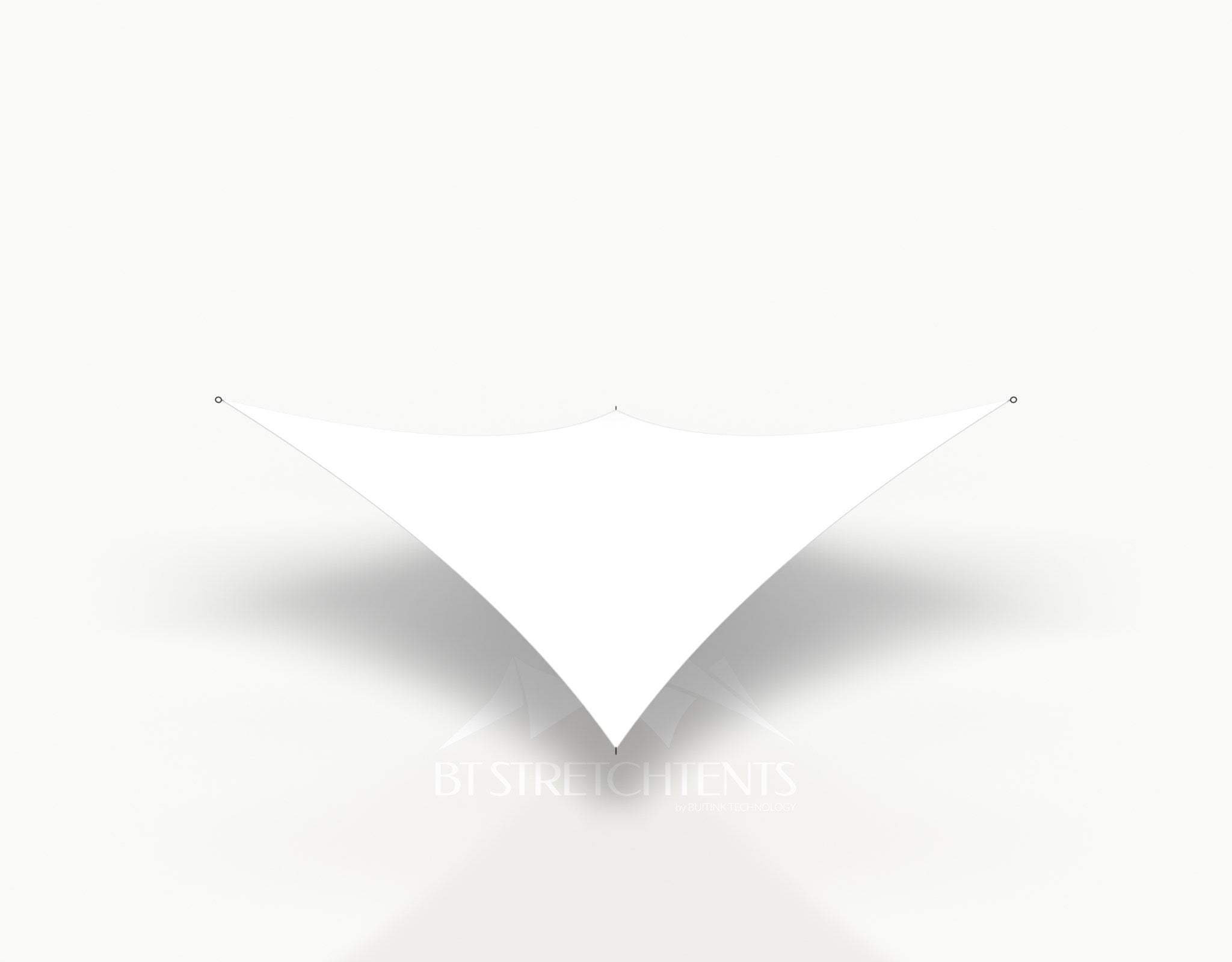 Canvas 4 x 4 meter (16 m²) - White