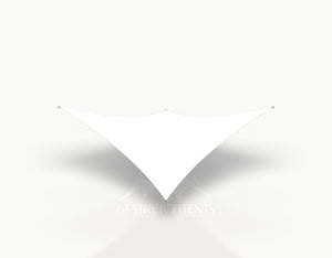 Canvas 4 x 4 meter (16 m²) - White