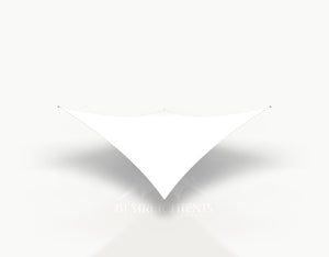 Canvas 5 x 5 meter (25 m²) - White