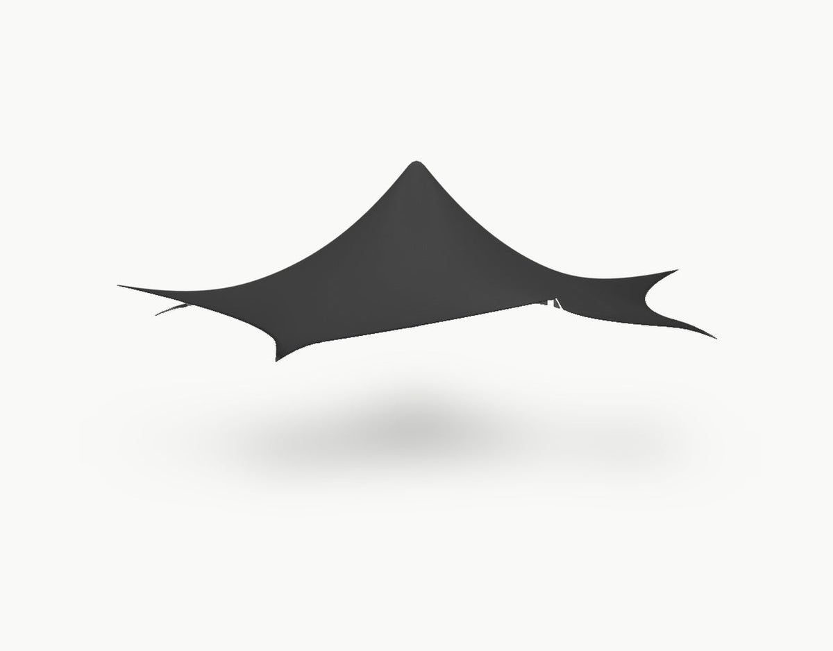 Canvas octo 8 x 8 meter (53.1 m²) - Black