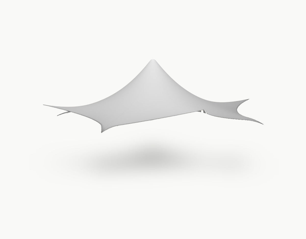 Canvas octo 6 x 6 meter (approx. 30 m²) - Grey
