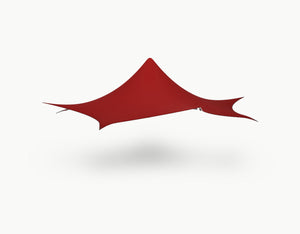 Canvas octo 8 x 8 meter (53.1 m²) - Red