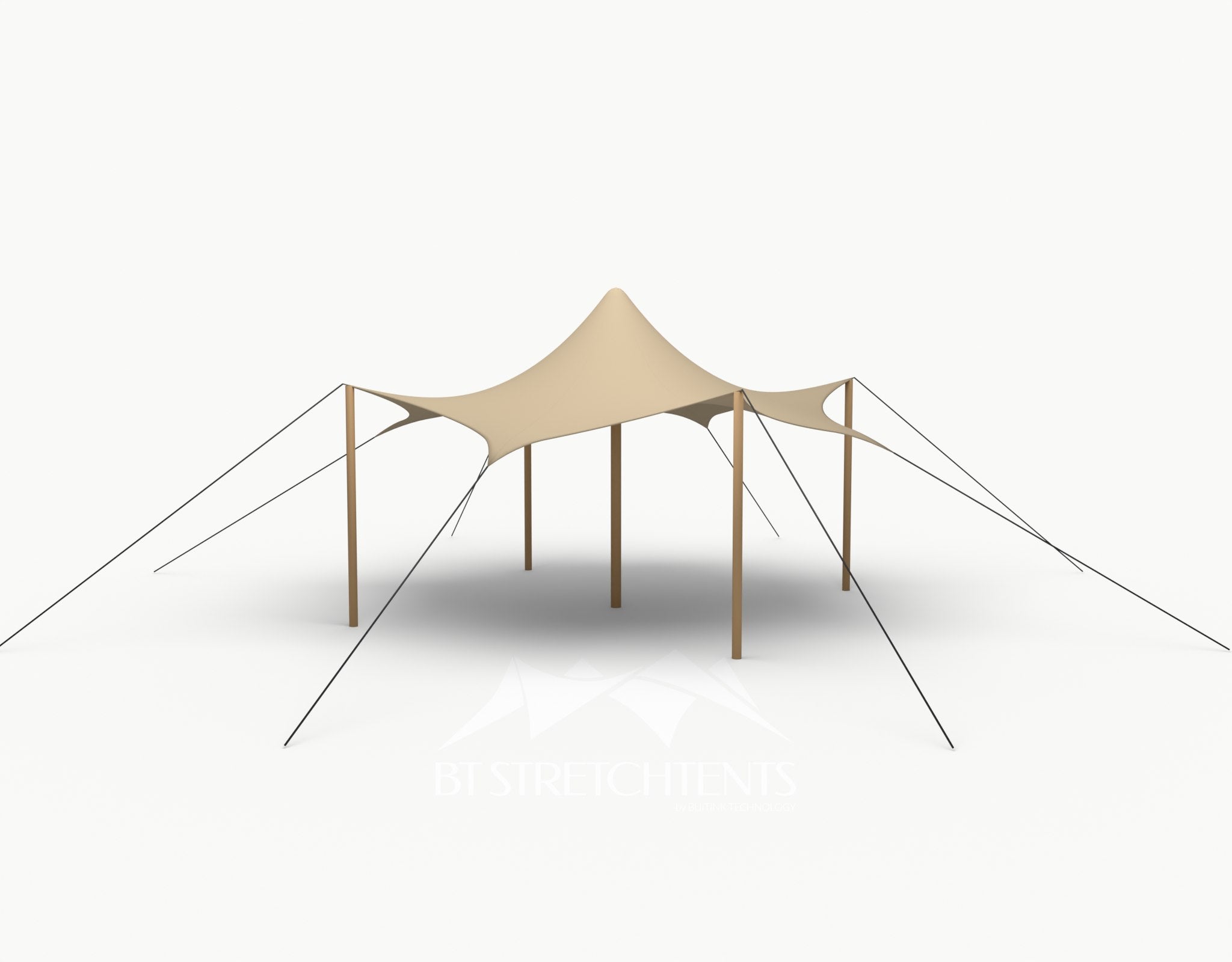 Octo Stretchtent 6 meter "Douglas" - Complete Set - Chino