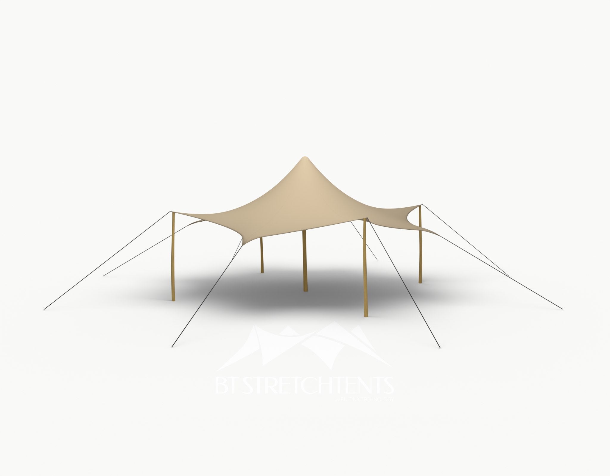 Octo Stretchtent 8 meter "Robinia" - Complete Set - Chino