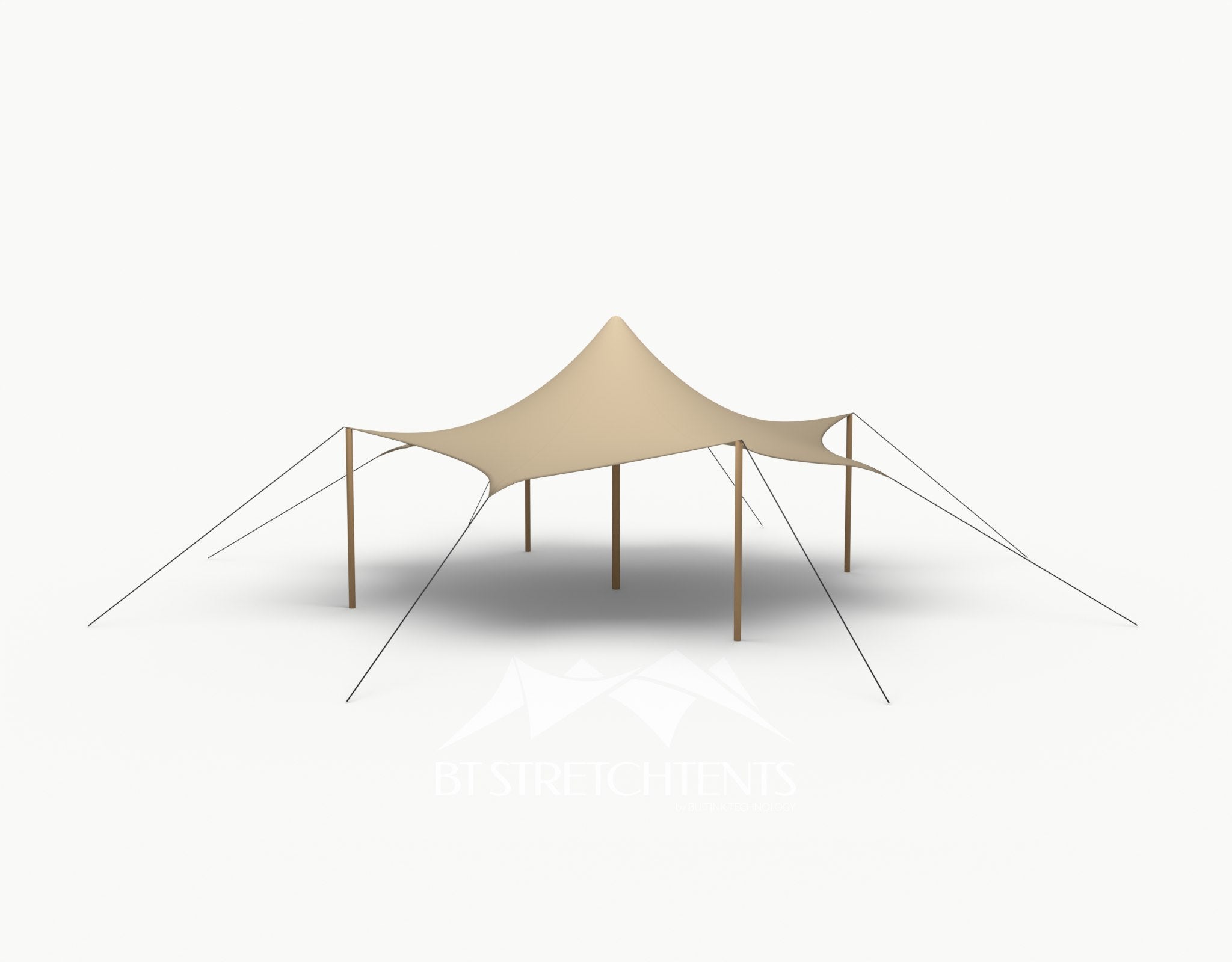 Octo Stretchtent 8 meter "Douglas" - Complete Set - Chino