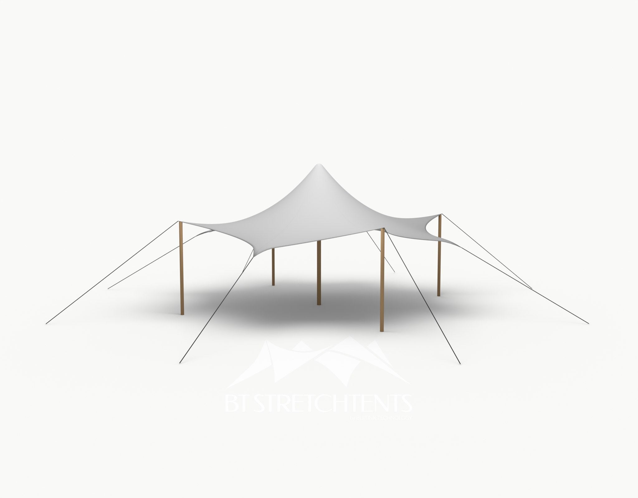 Octo Stretchtent 8 meter "Douglas" - Complete Set - Grey