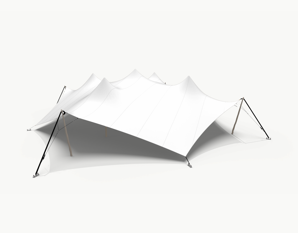 Octo stretch tent 18 m Robinia - White