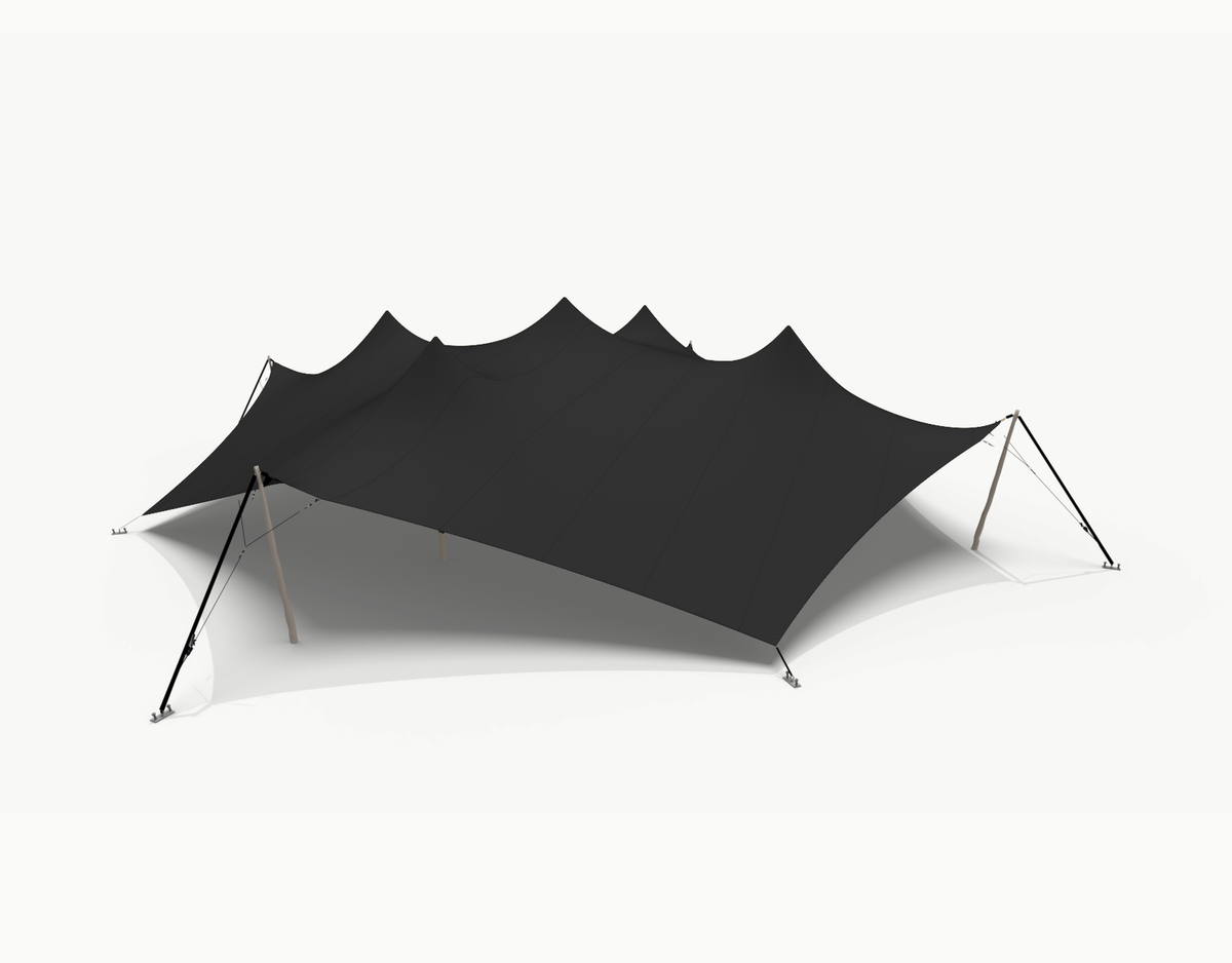 Octo stretch tent 20 m Robinia - Black