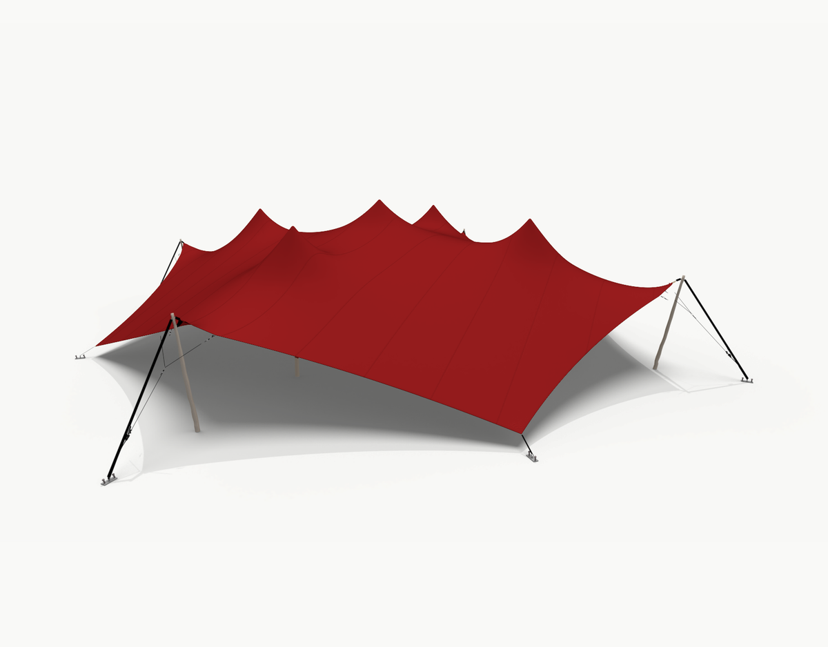Octo stretch tent 20 m Robinia - Red