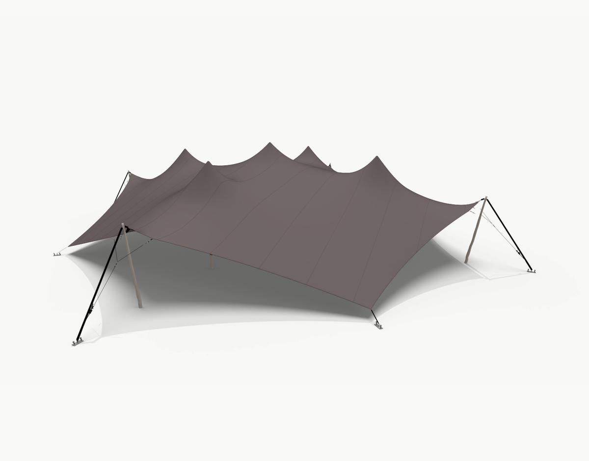Octo stretch tent 20 m Robinia - Taupe