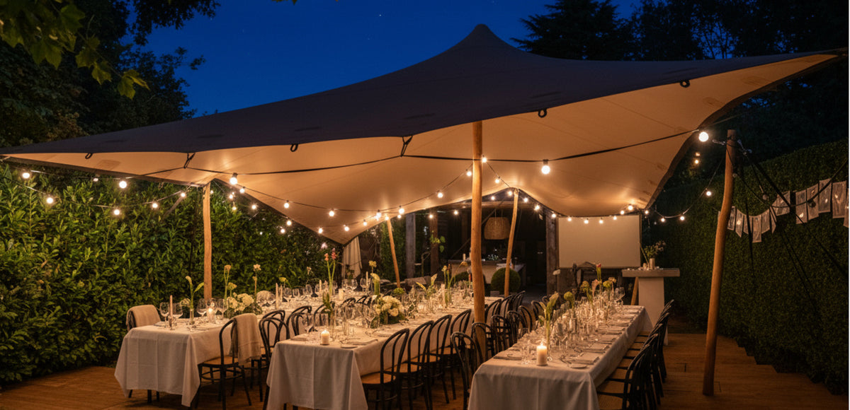 Stretchzelte für Hochzeiten und Events