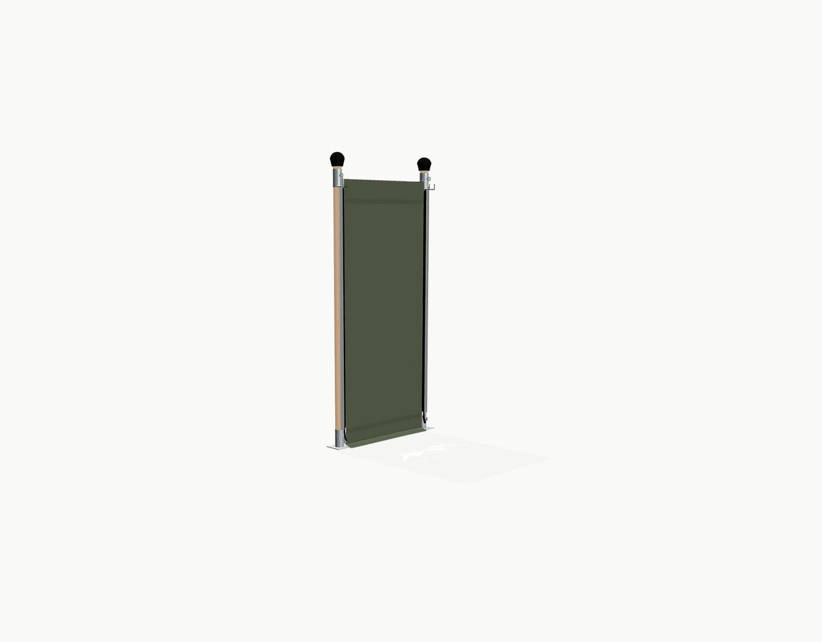 Sidewall for Stretchtent 1 m - Dark Olive - without window