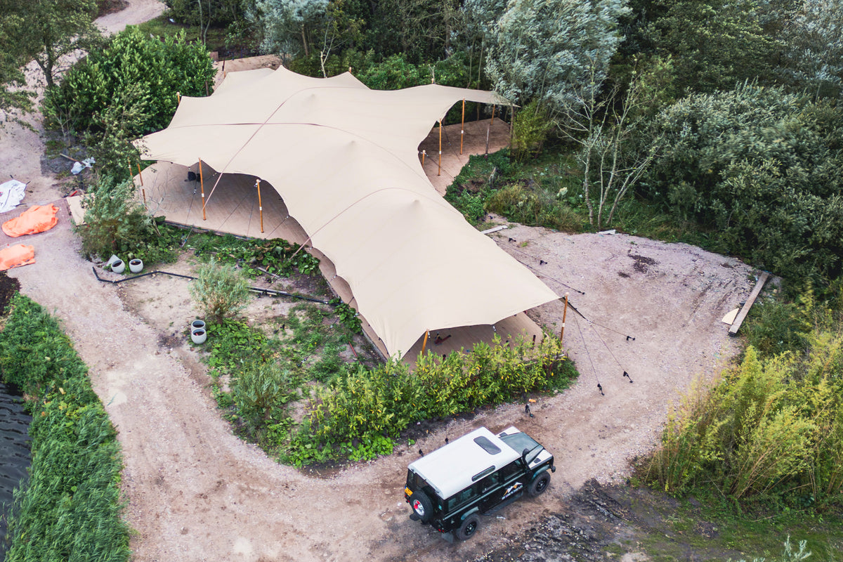 Stretch tent or bedouin tent? What it is and how it works