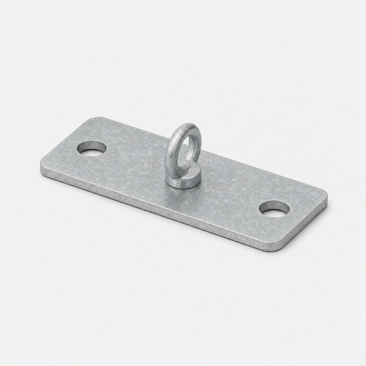 Galvanised anchor plate with eye nut
