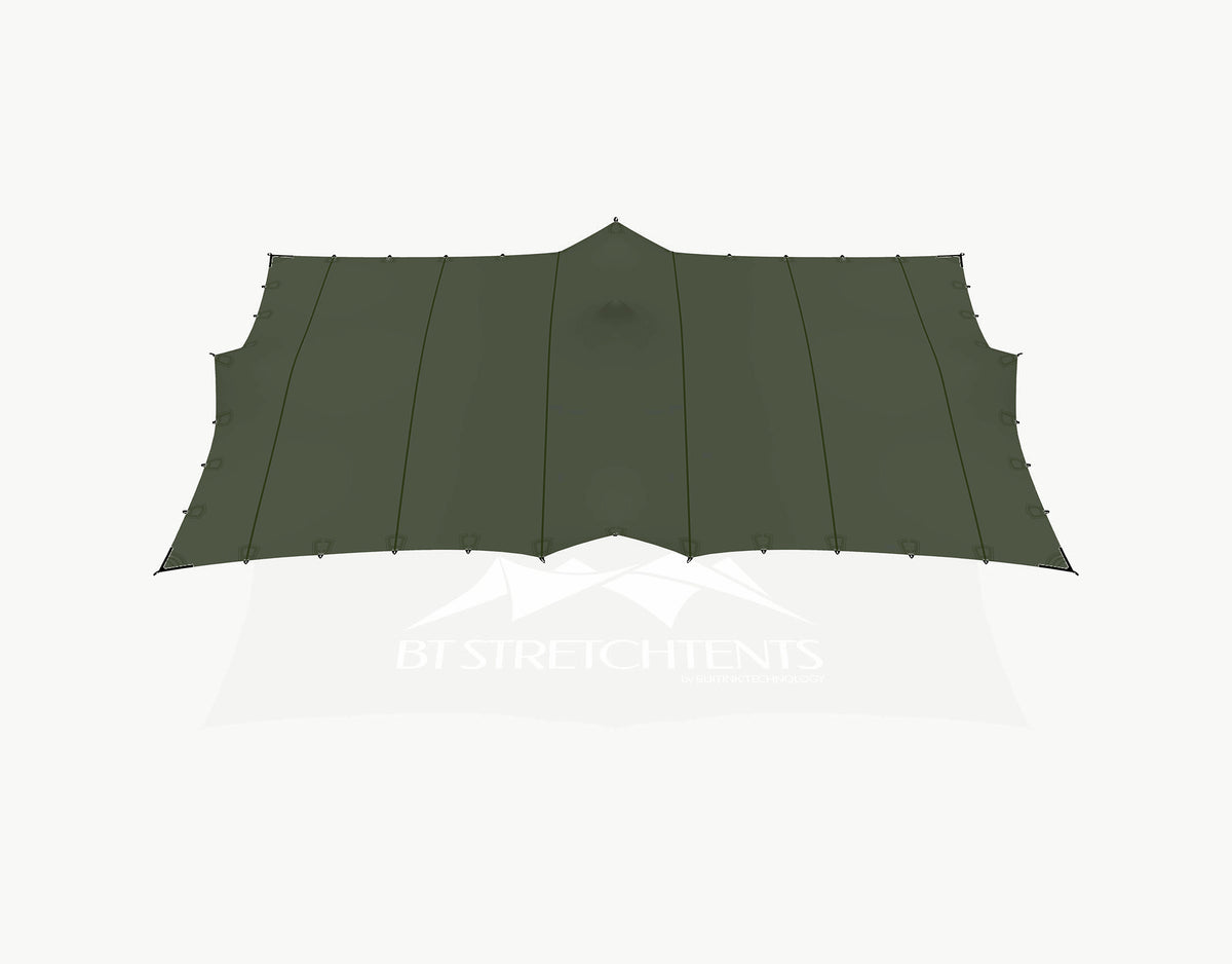 Canvas 9 x 6 meter (54 m²) - Dark Olive