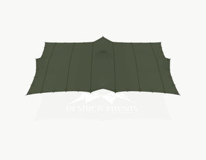 Canvas 9 x 6 meter (54 m²) - Dark Olive