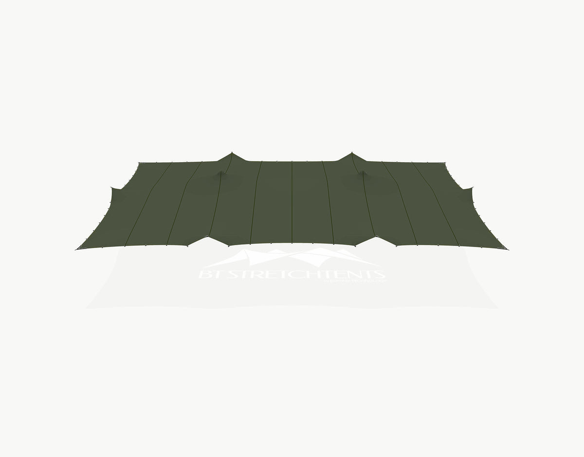 Canvas 15 x 10.5 meter (157.5 m²) - Dark Olive