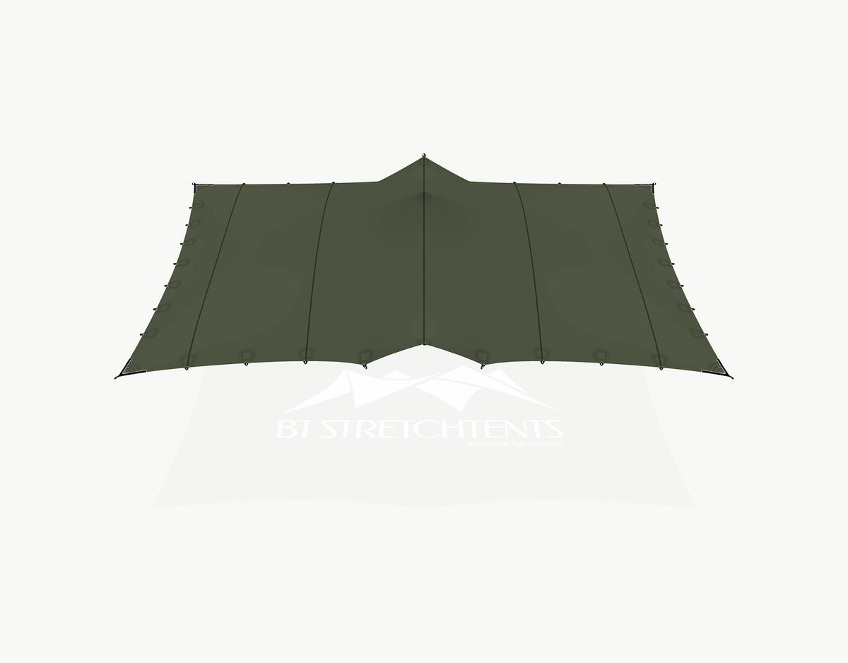 Canvas 7.5 x 5 meter (37 m²) - Dark Olive