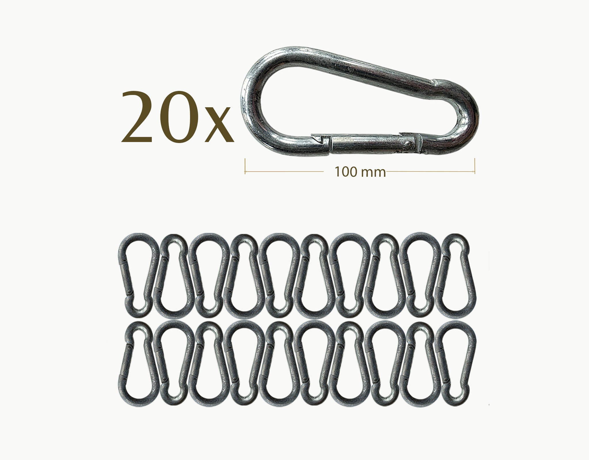 Carabiner 100×10 mm