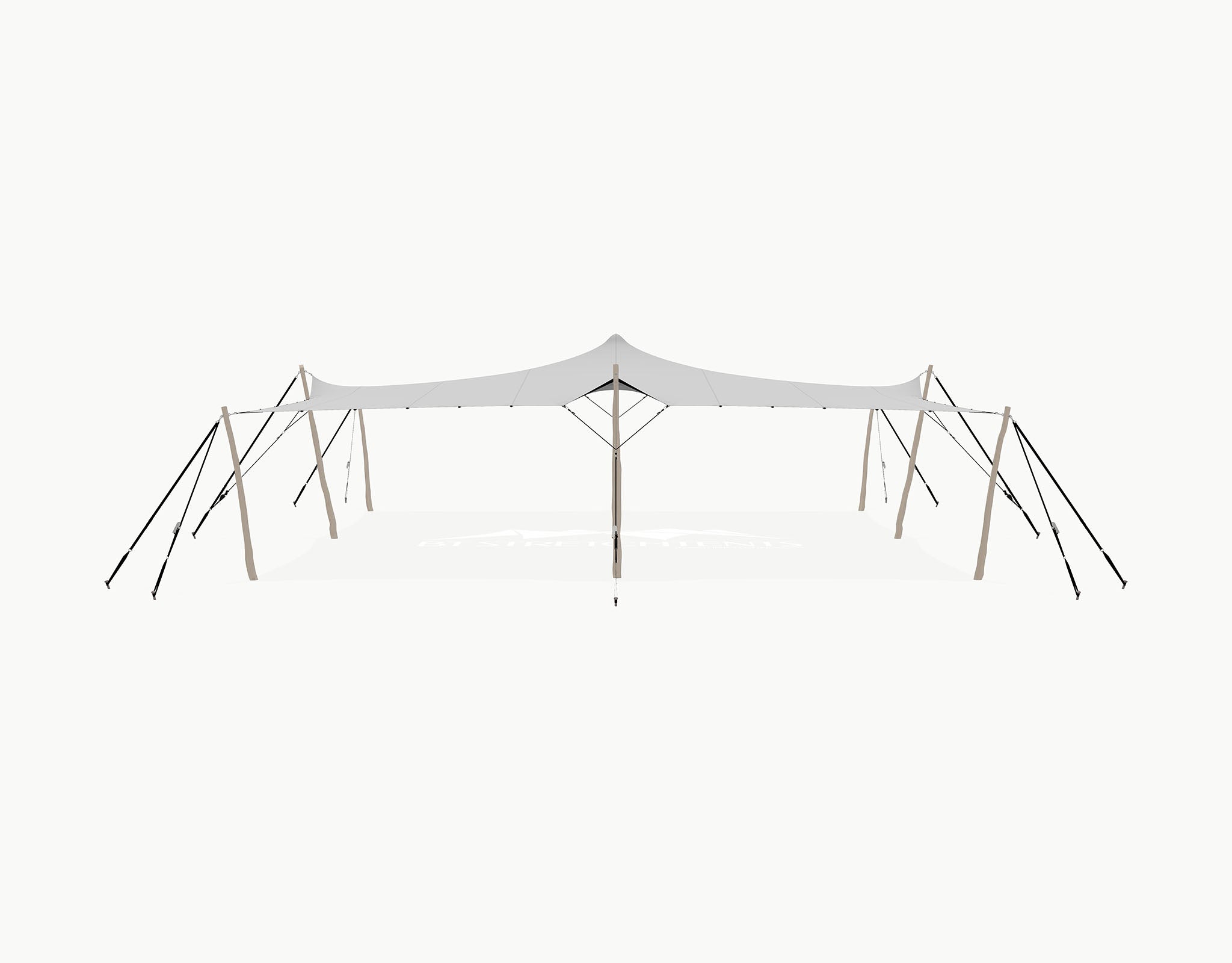 Stretchtent 10.5 × 10 meter "Robinia"– Complete Set