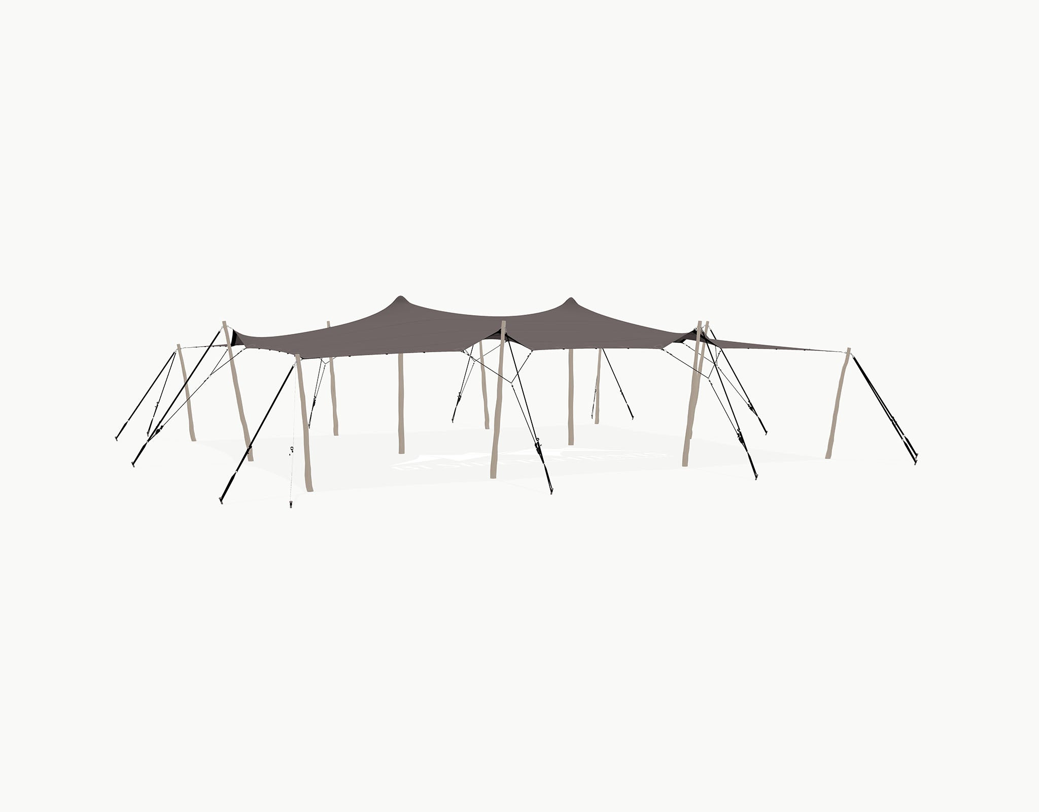 Stretchtent 12 × 10.5 meter "Robinia"– Complete Set