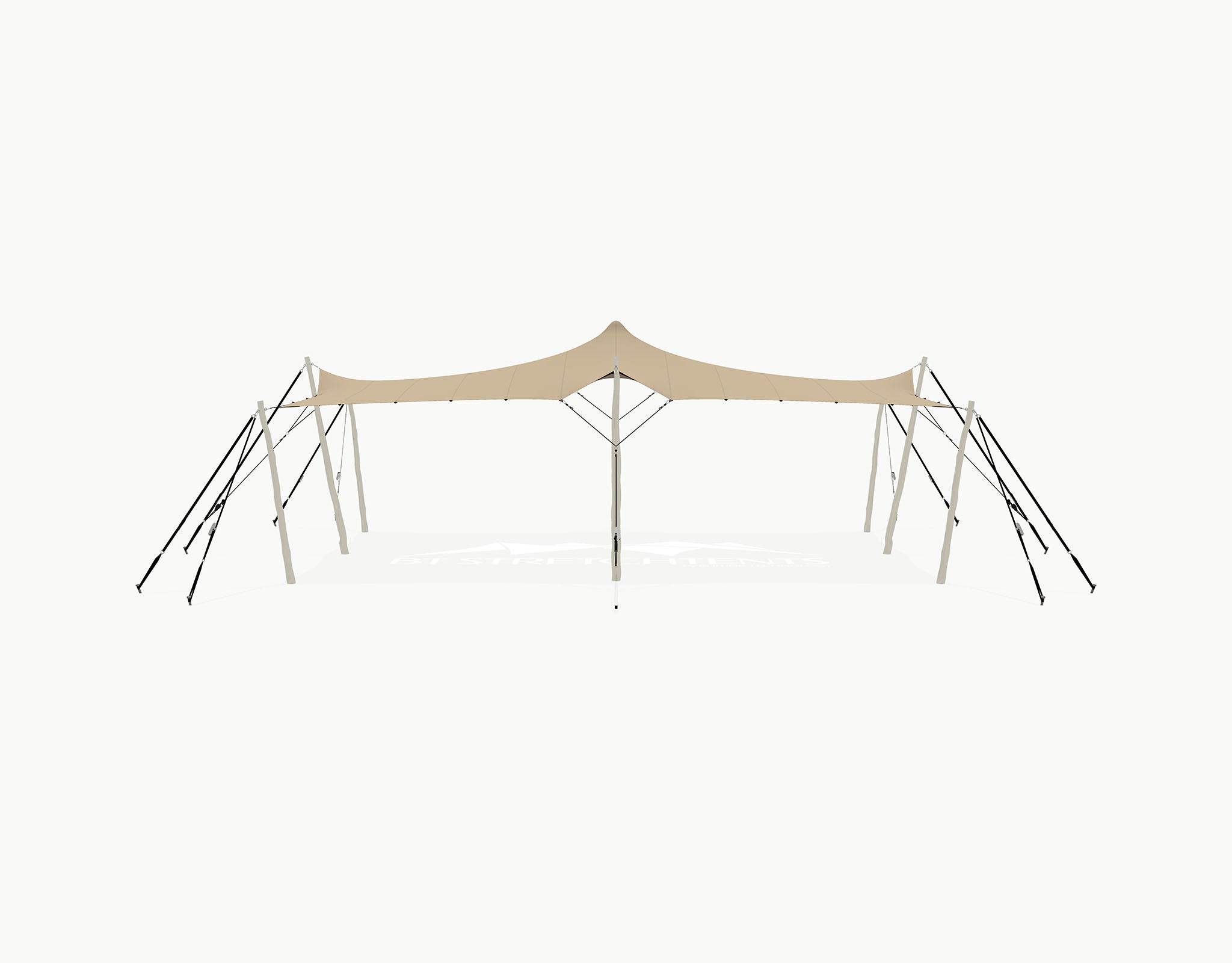 Stretchtent 9 × 6 meter "Robinia"– Complete Set