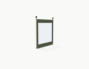 Sidewall for Stretchtent - 2 m / Dark Olive / with window