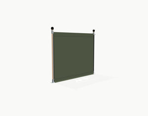 Sidewall for Stretchtent - 3 m / Dark Olive / without window