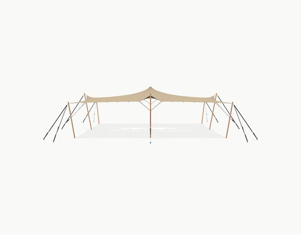 Stretch stan 10.5 × 10 metrů "Douglas" – Kompletní sada