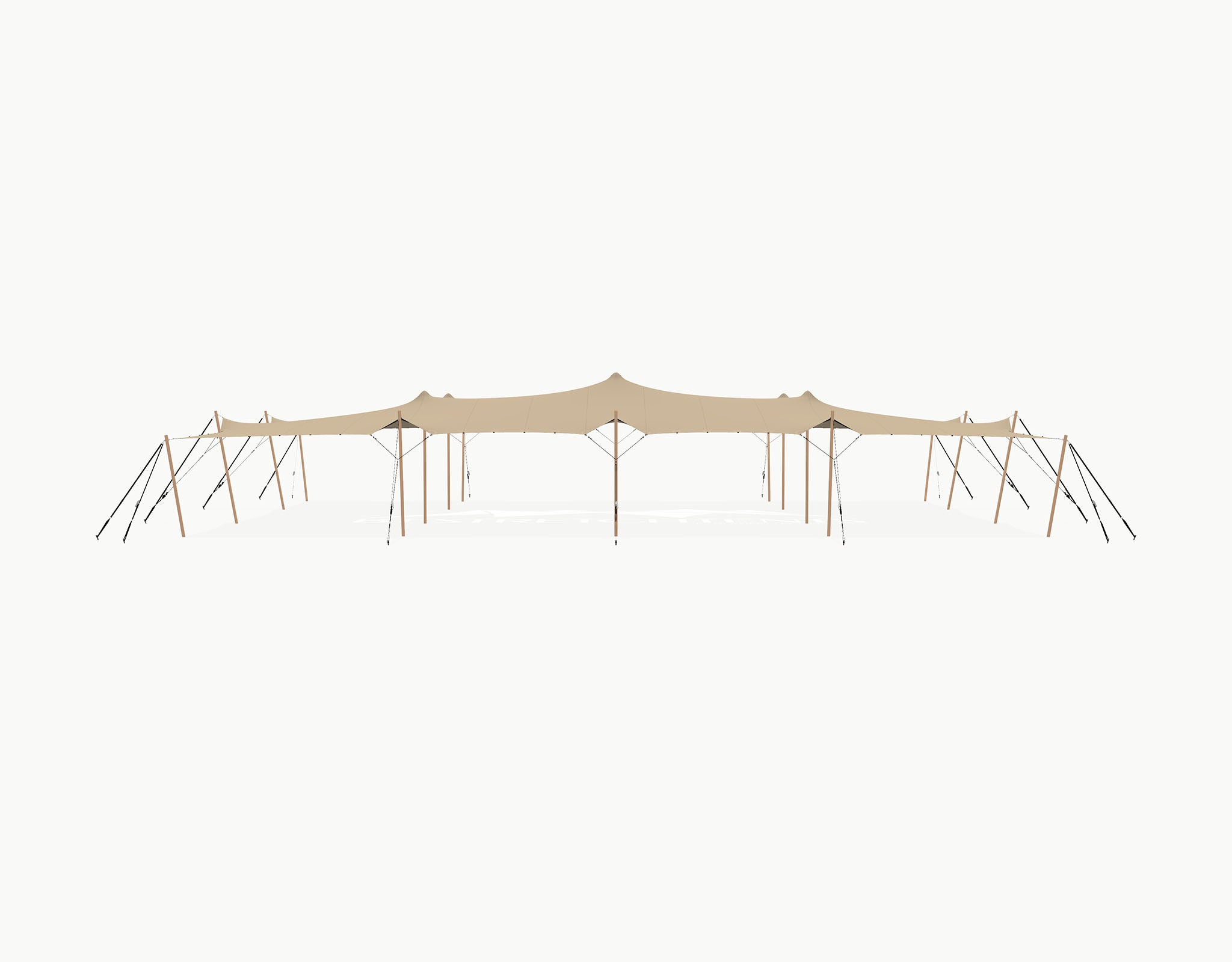 Stretchtent 21 × 15 meter "Douglas" – Complete Set