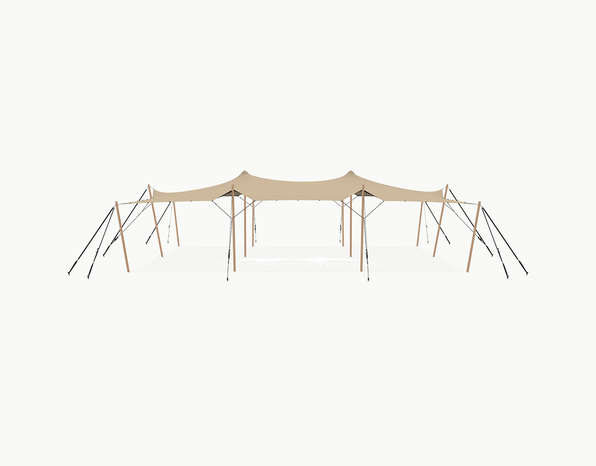 Stretchtent 12 × 10.5 meter "Douglas" – Complete Set